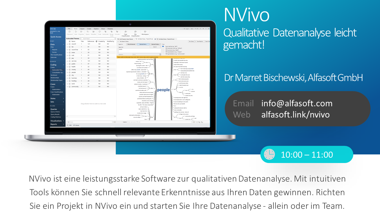 NVivo Webinar - Qualitative Datenanalyse leicht gemacht!