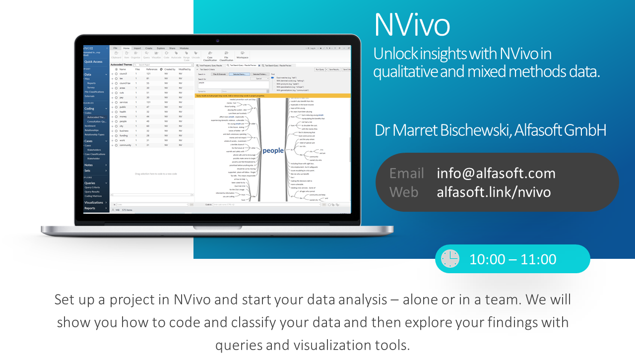NVivo webinar - Introduction to NVivo and QDA