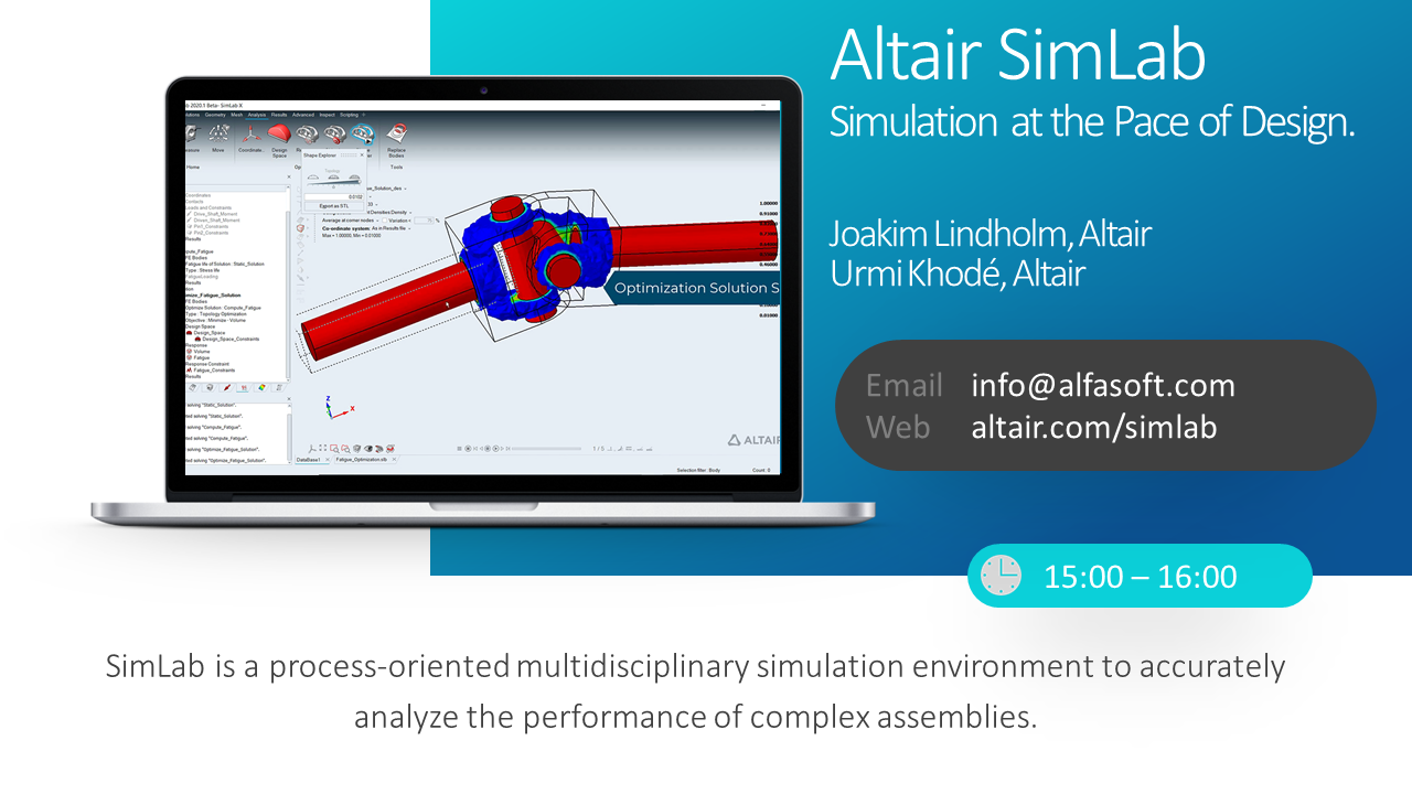 Altair SimLab webinar - Multiphysics Workflows with CAD Associativity