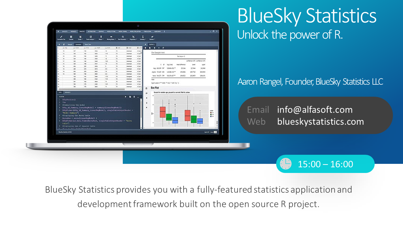 BlueSky Statistics webinar - Unlock the power of R